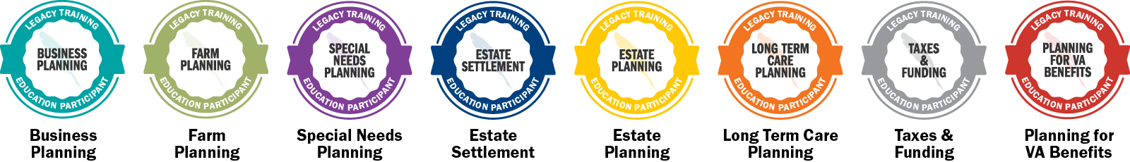 Medallions for Financial Advisor Education Classes